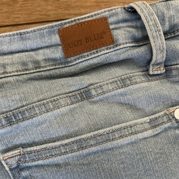 Judy Blue 16W Wide Leg Fit Denim Jeans Braided Waist - Picture 11 of 16